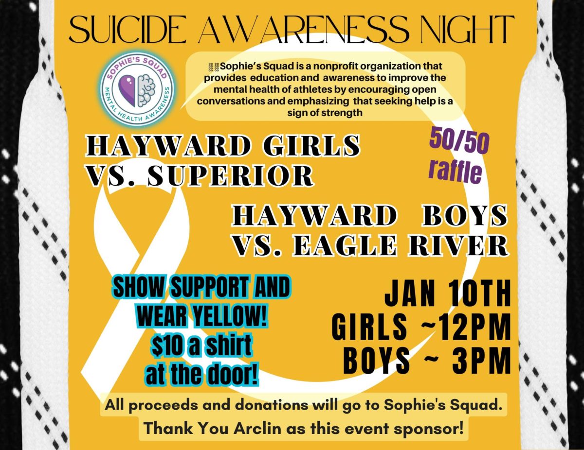 Hayward Hockey Day & Suicide Awareness Night